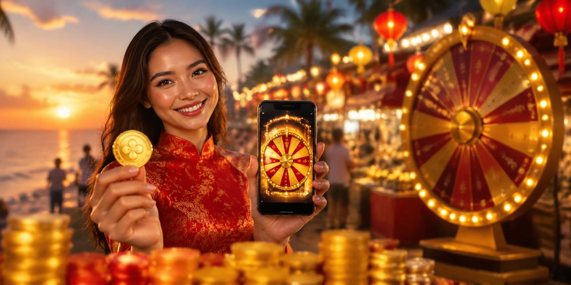 Người chơi Phú Quốc nhận thưởng may mắn trong chợ đêm